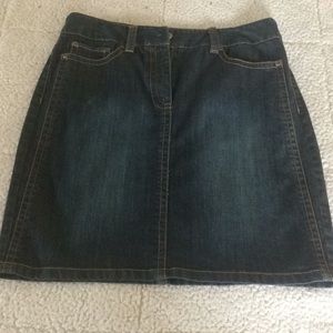 Denim skirt Like New Sz 10